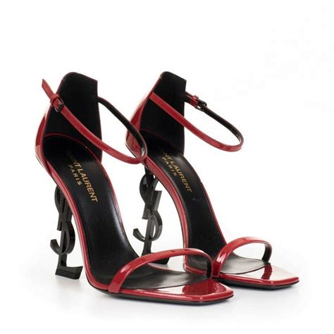 ysl logo heel red|ysl heels images.